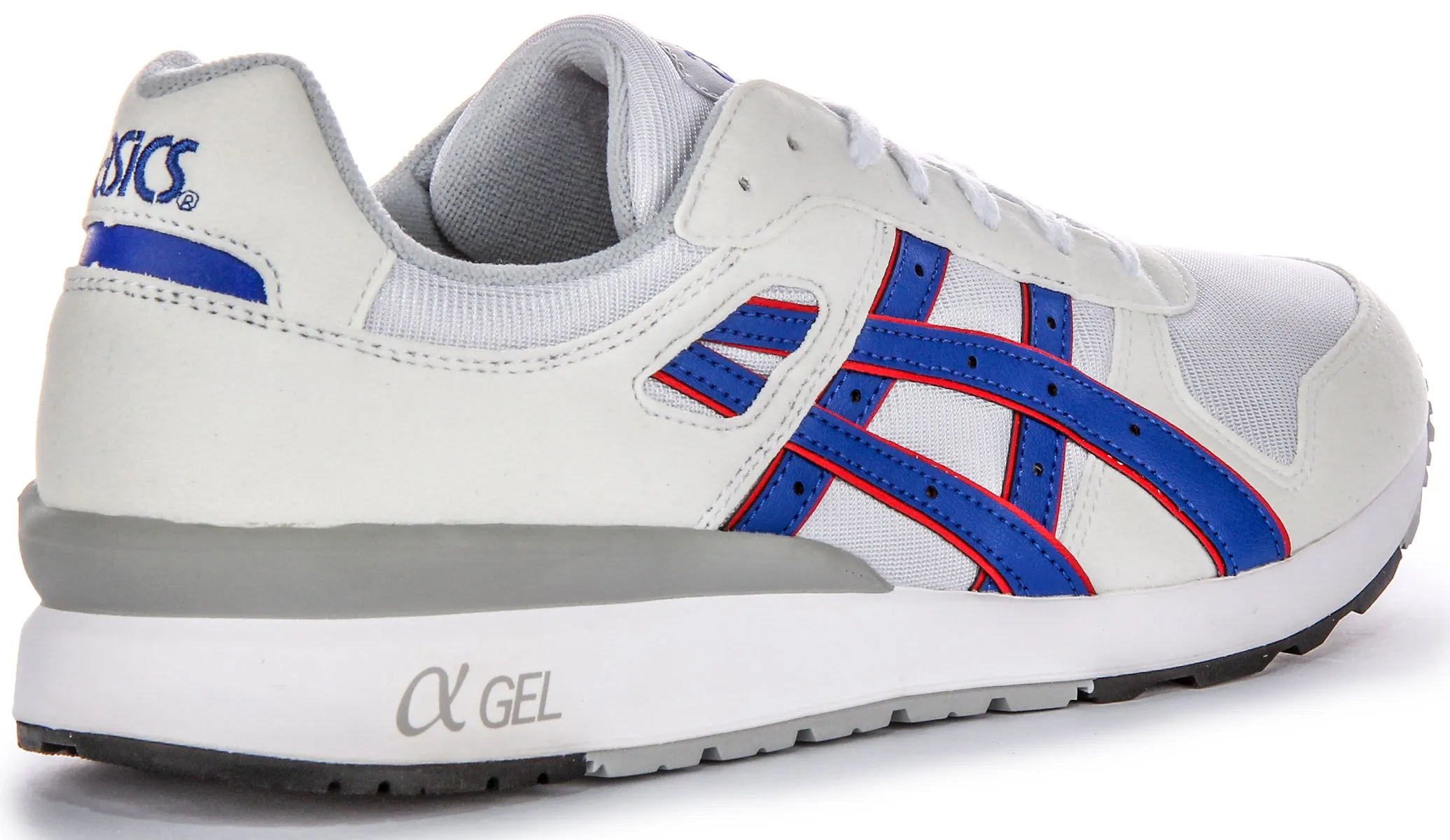 Asics GT II In White Blue Trainers or Men