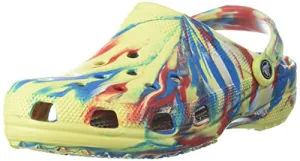 crocs Unisex-Adult Classic Marble Clogs (Multicolor)