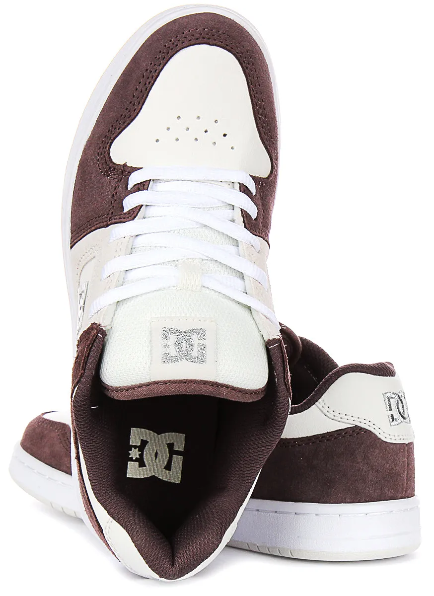 Dc Shoes Manteca 4 In White Purple For Women