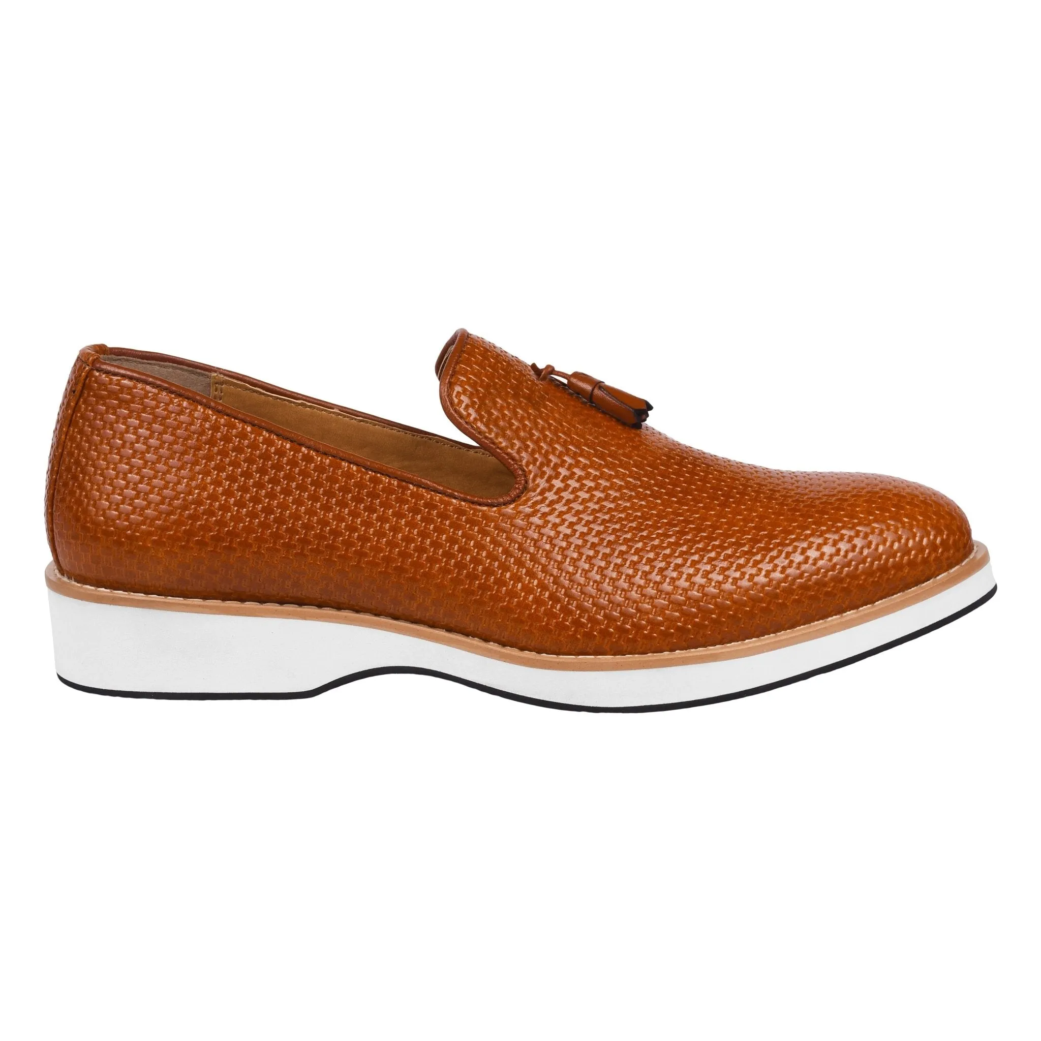 Denis Mens knitted Upper Eva Sole Tassel Loafers