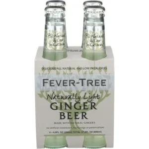 Fever Tree -Soda 4Pk Ginger Beer Light 27.2 FO - (Pack of 6)