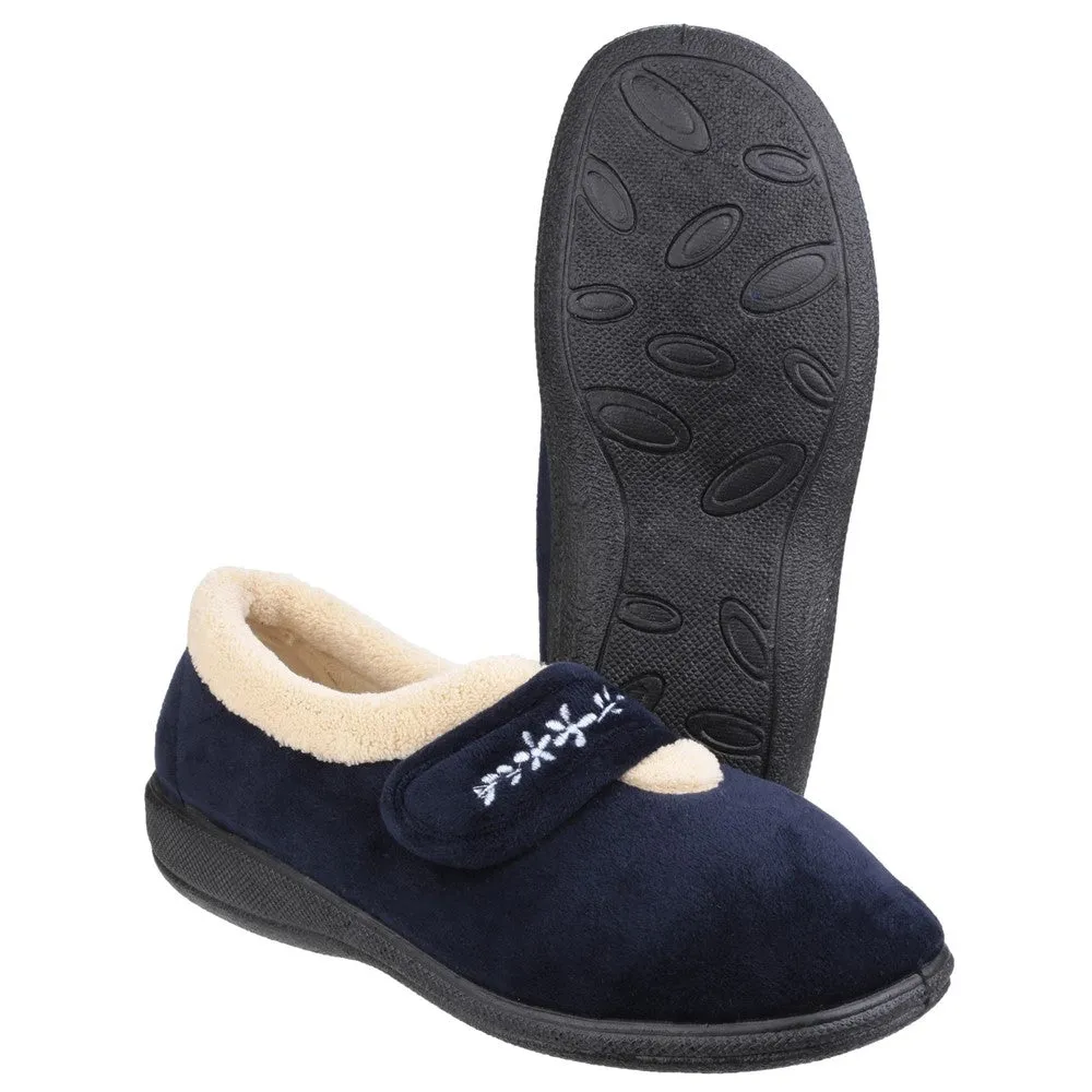 Fleet & Foster Capa Touch Fastening Memory Foam Slipper