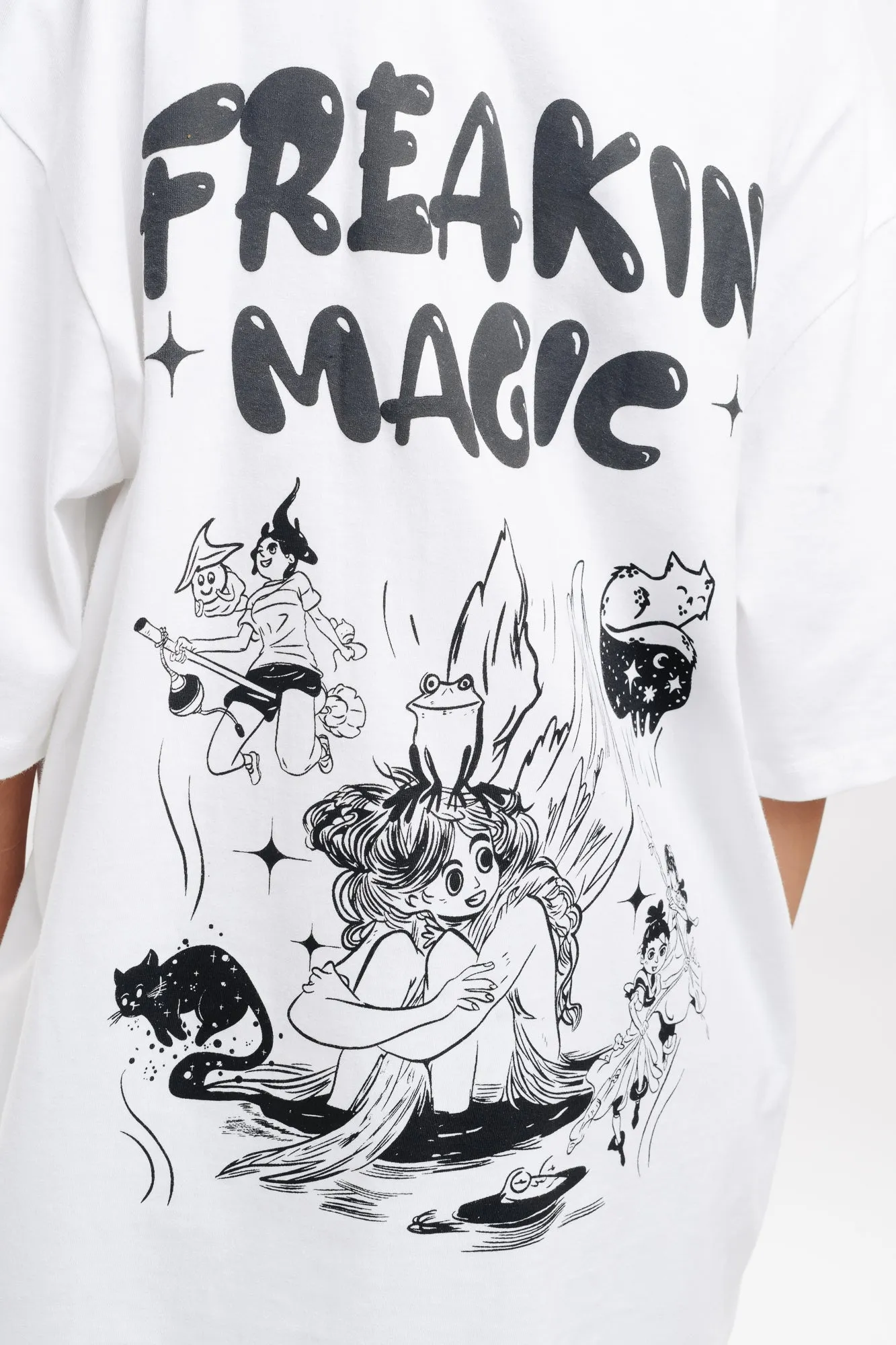 Freakins Magic White Tees