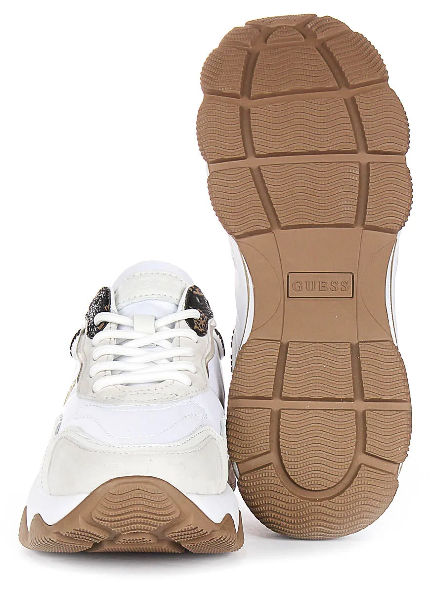 Guess Micola Sneaker In White For Women