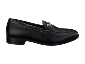 Henley Black Horsebit Buckle Loafers.