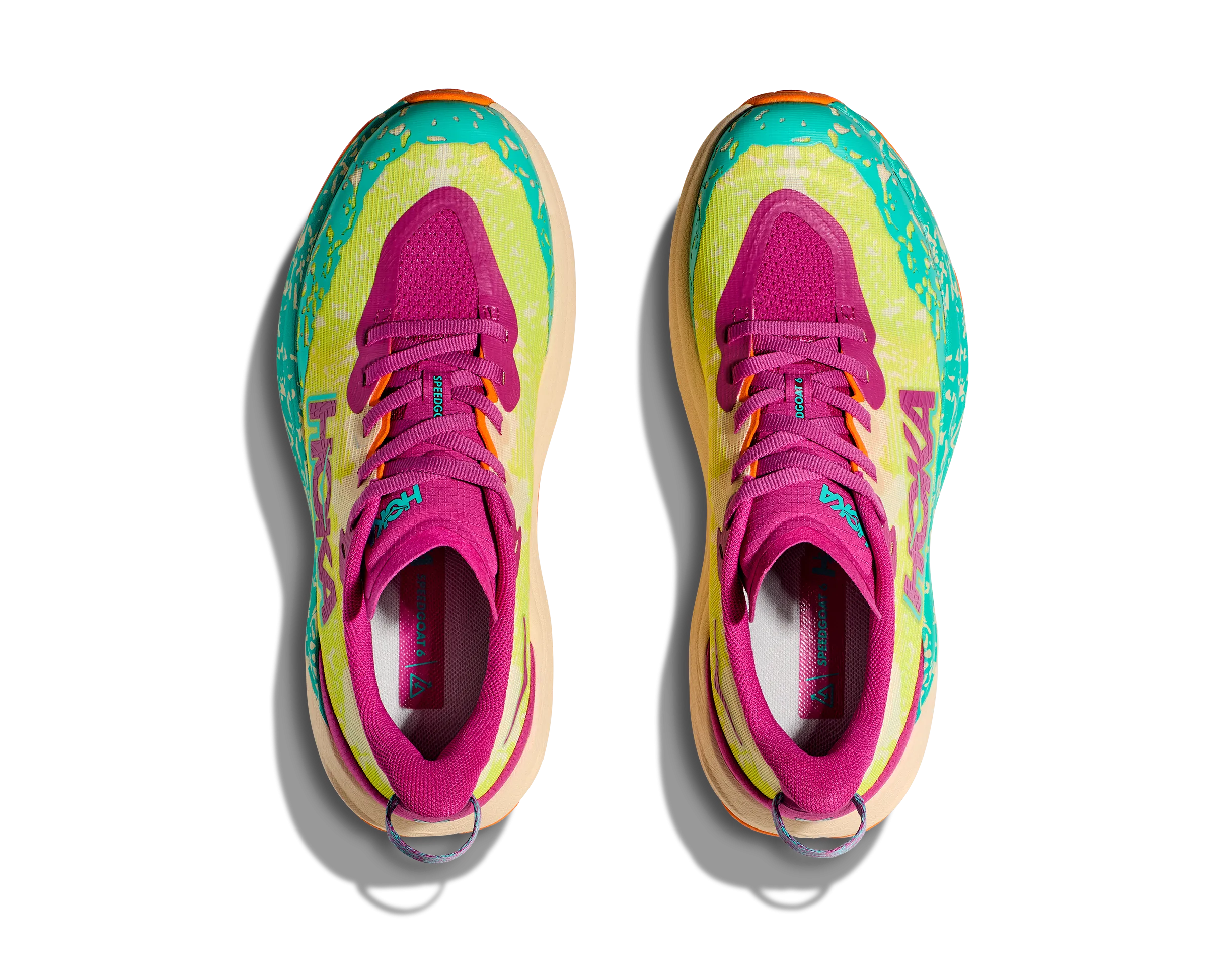 Hoka Kids Speedgoat 6 Trainer Fuchsia/Electric Aqua