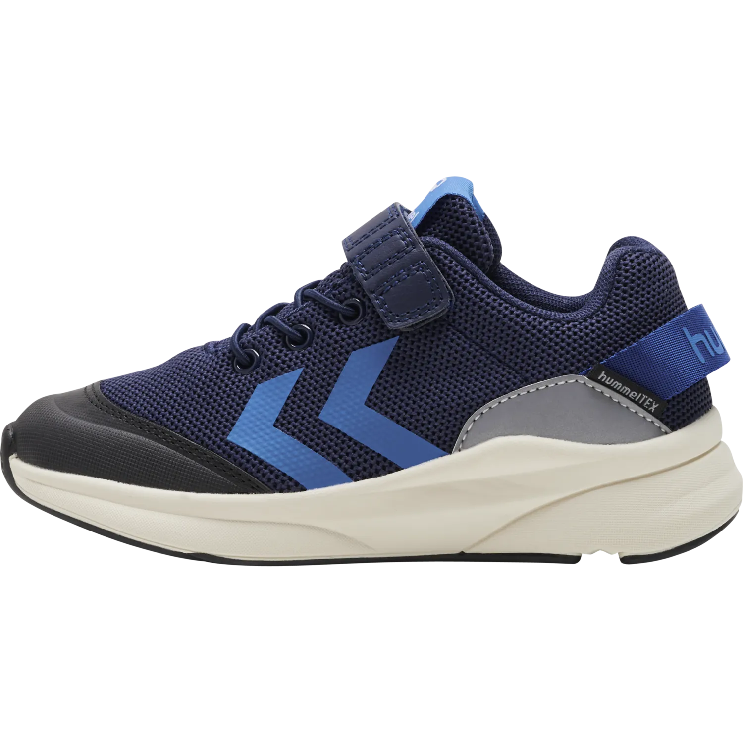 Hummel Reach 250 Tex Boys Navy Waterproof Trainer