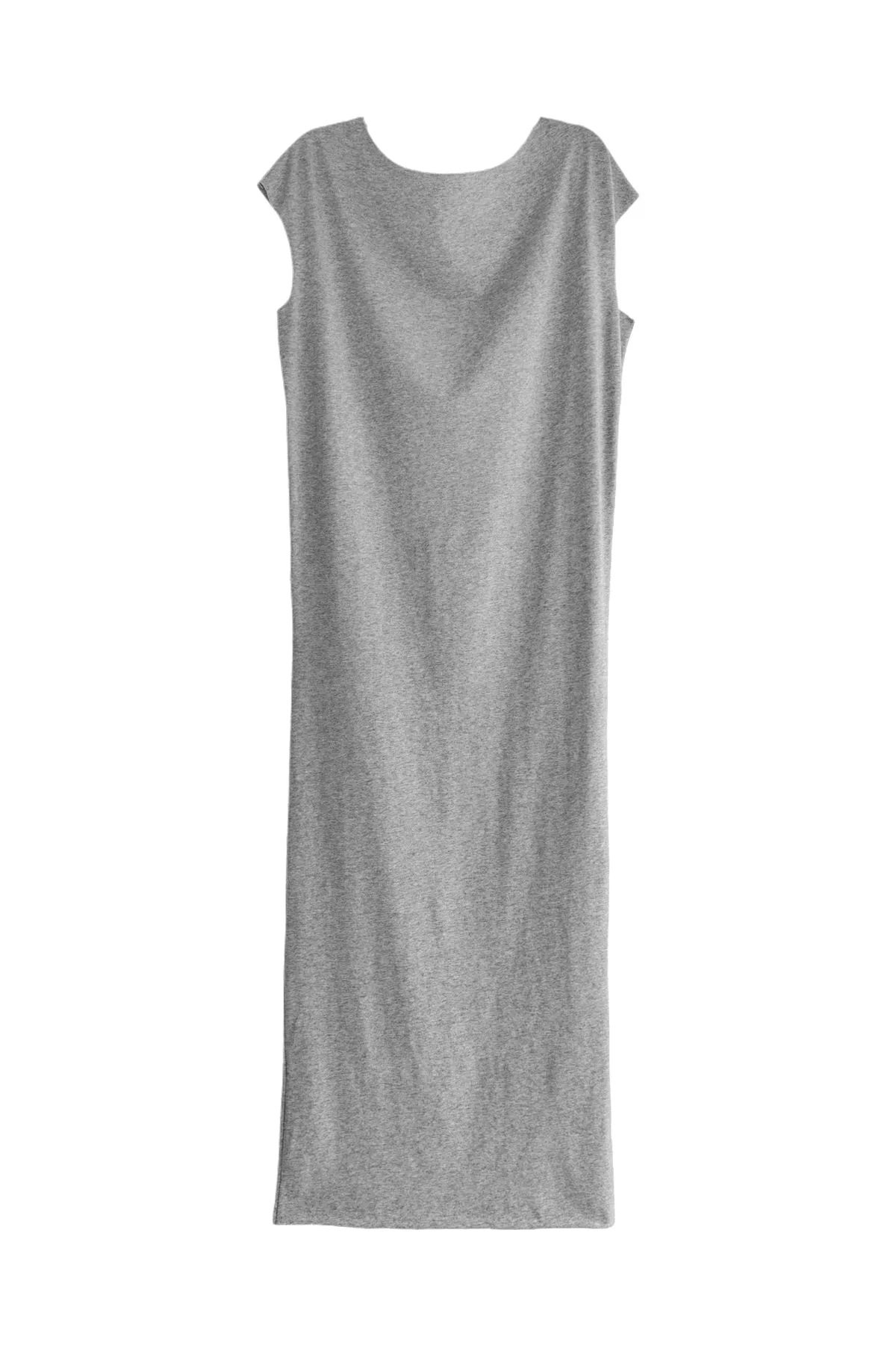 LASER T MAXI DRESS LIGHT GREY MARLE