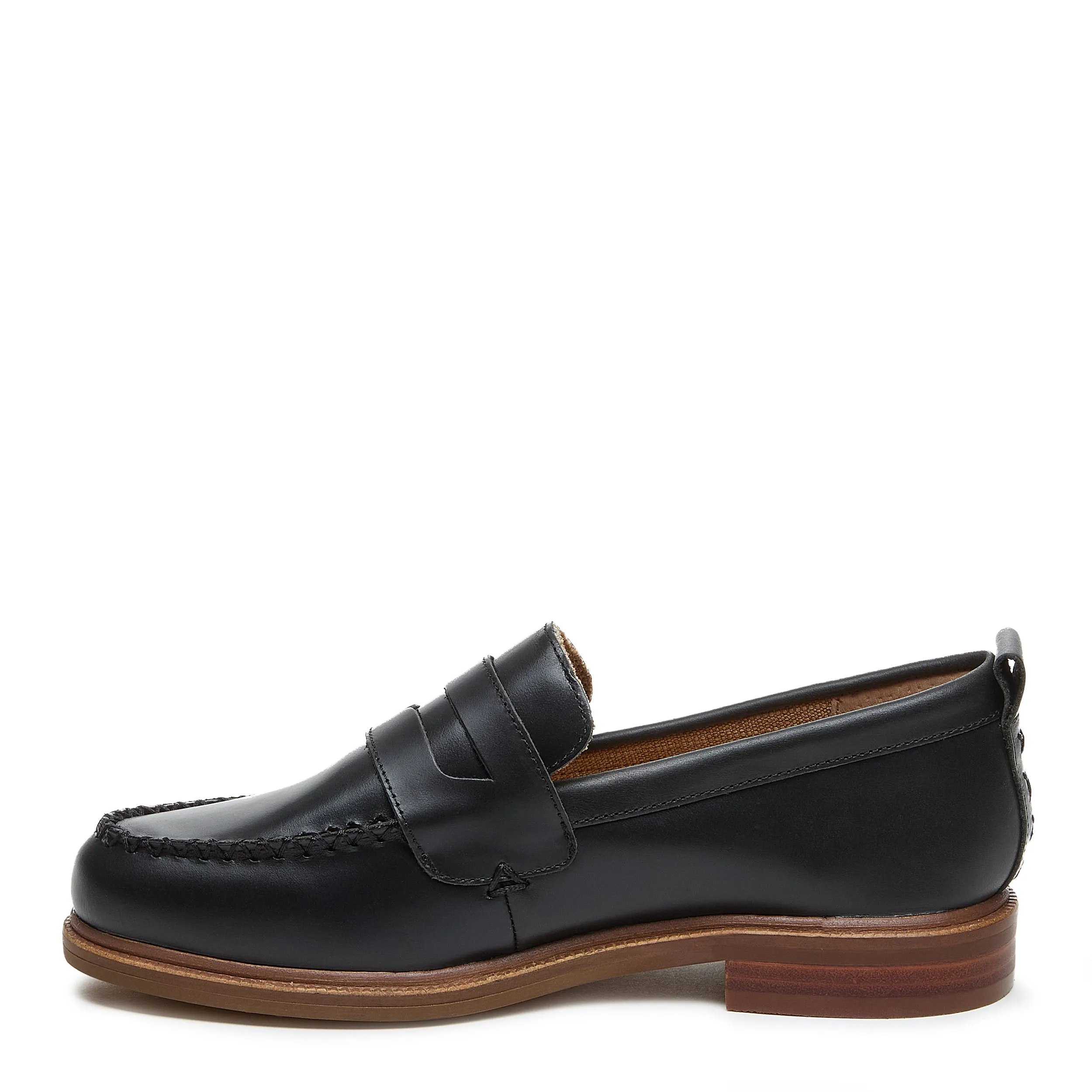 Lens Black Glossy Wide Width Loafers