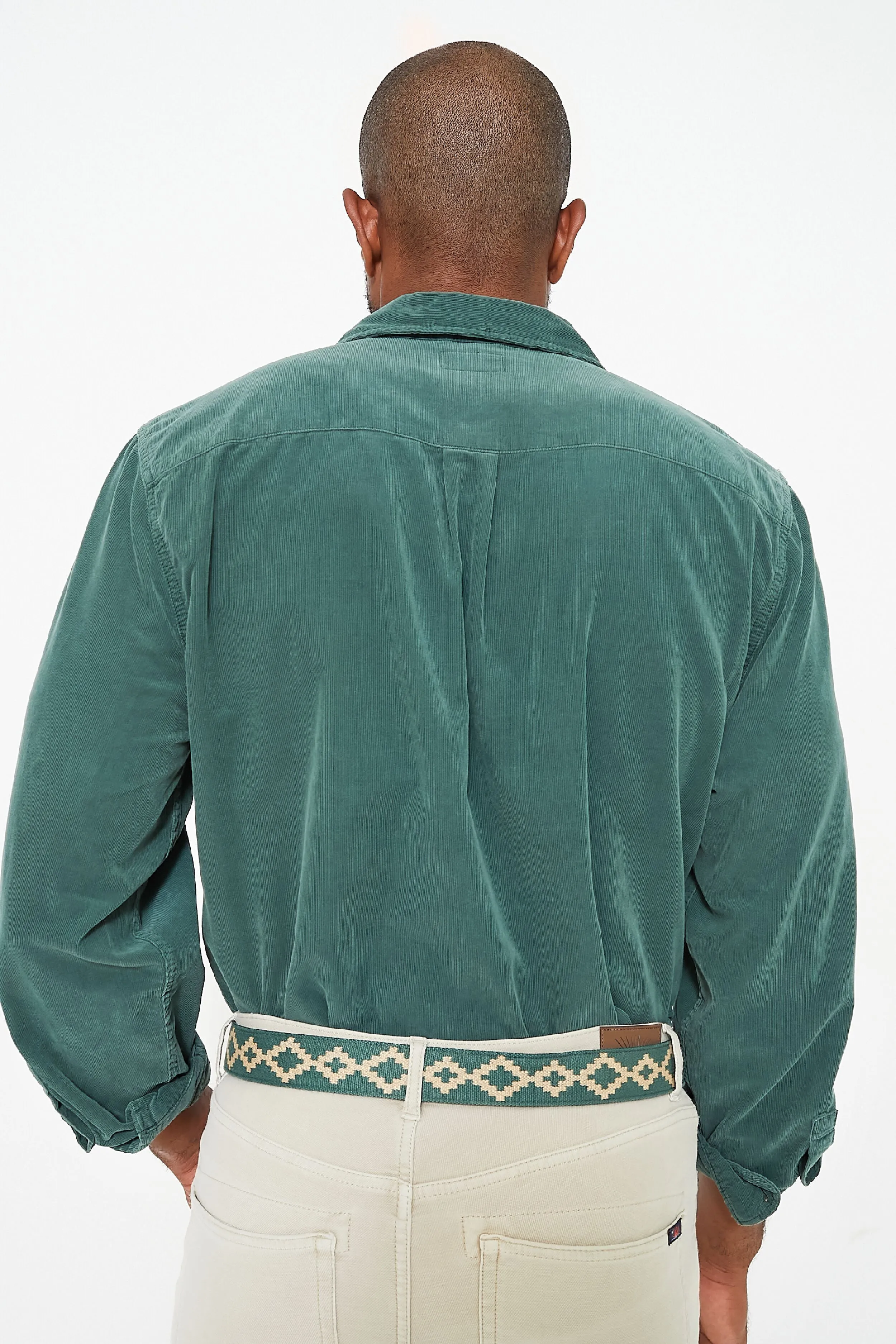 Lightweight Cord Shirt Bistro Green