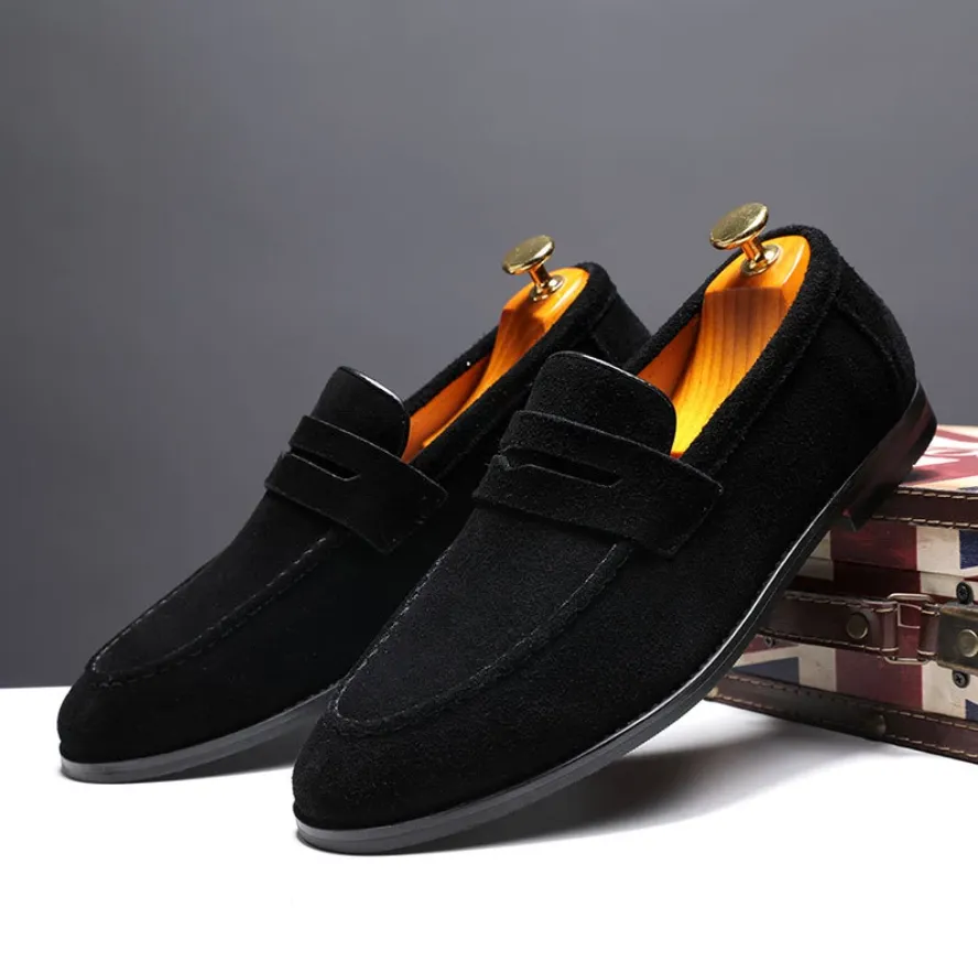 LMS Classic Faux Suede Loafers Shoes