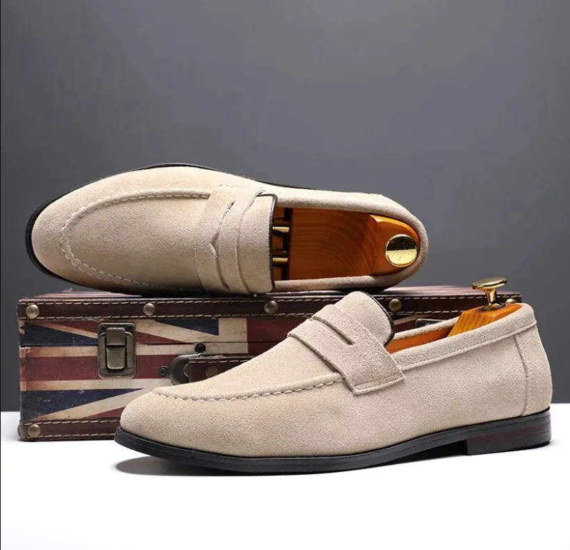 LMS Classic Faux Suede Loafers Shoes