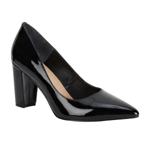 Lyric Heel in Black Patent