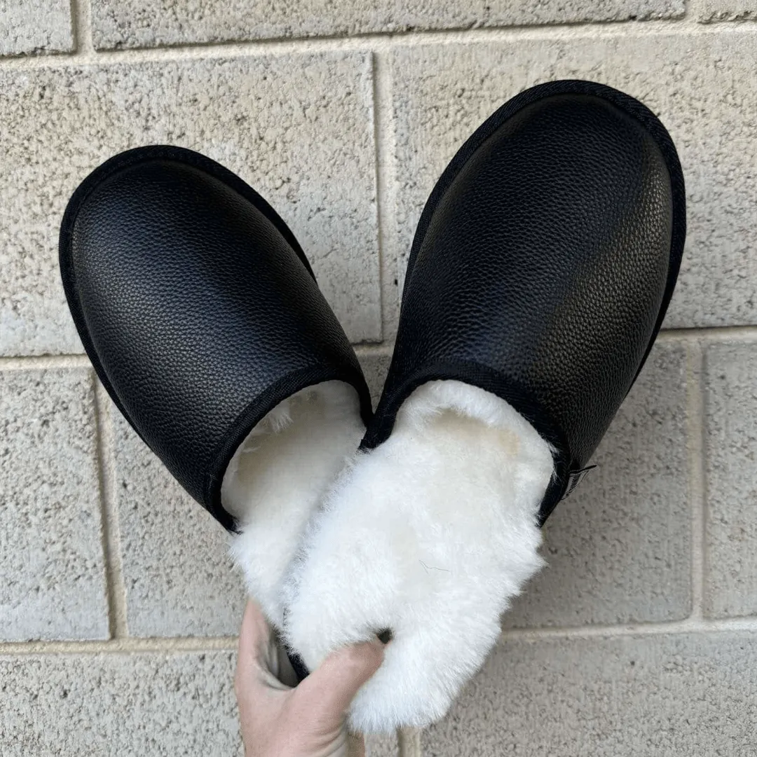 Midnight Bliss Sheepskin Slippers