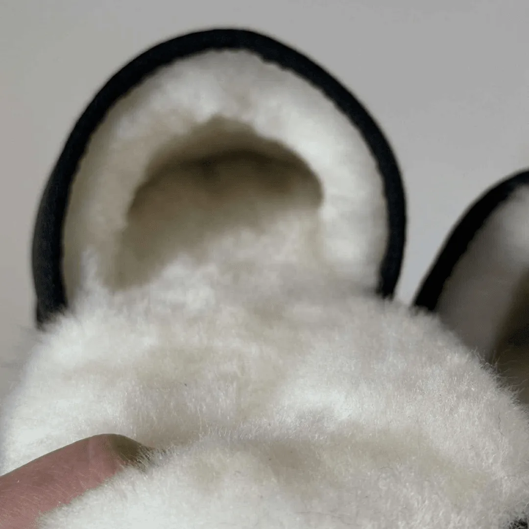 Midnight Bliss Sheepskin Slippers