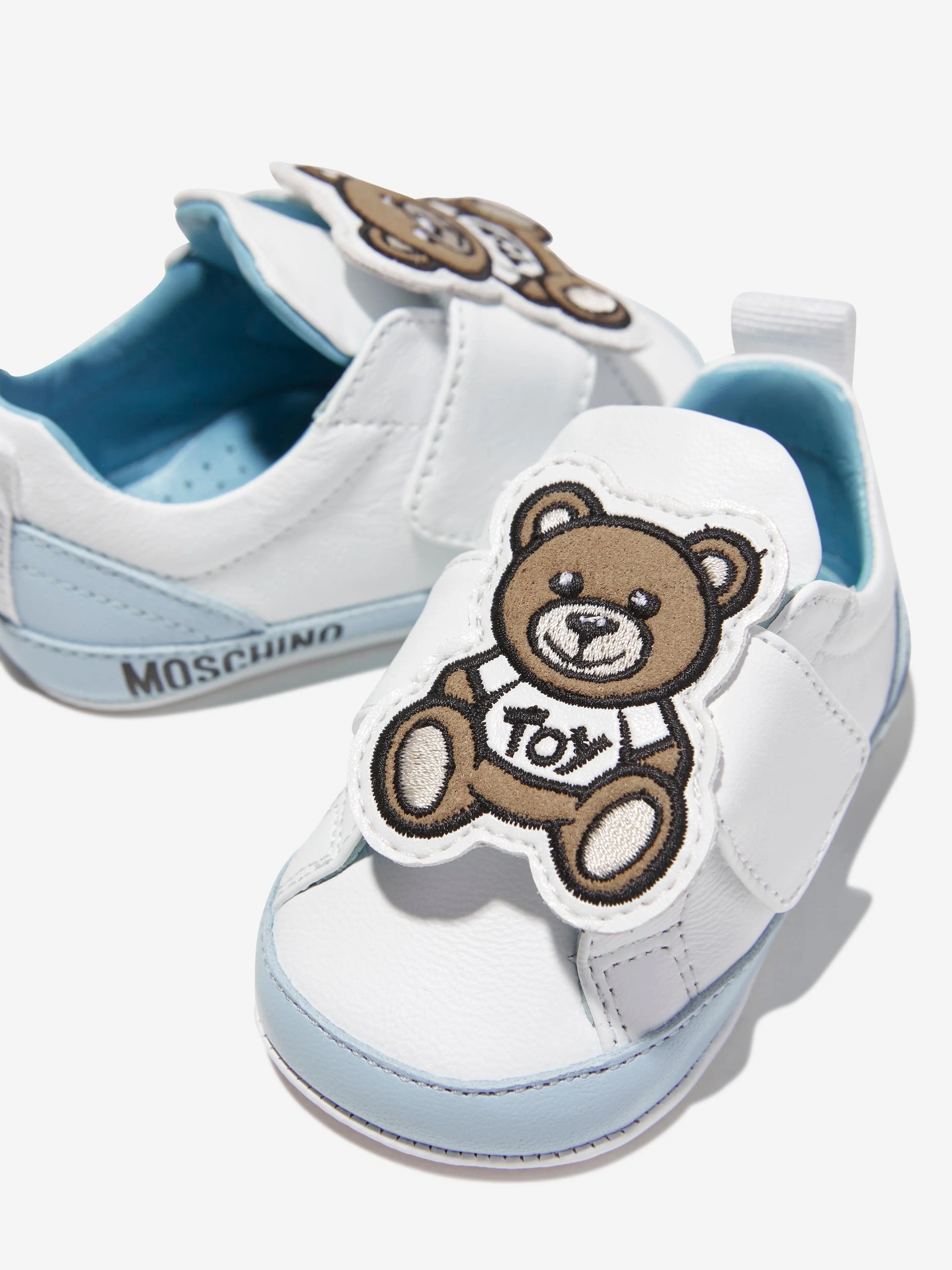 Moschino Baby Boys Teddy Bear Trainers in White