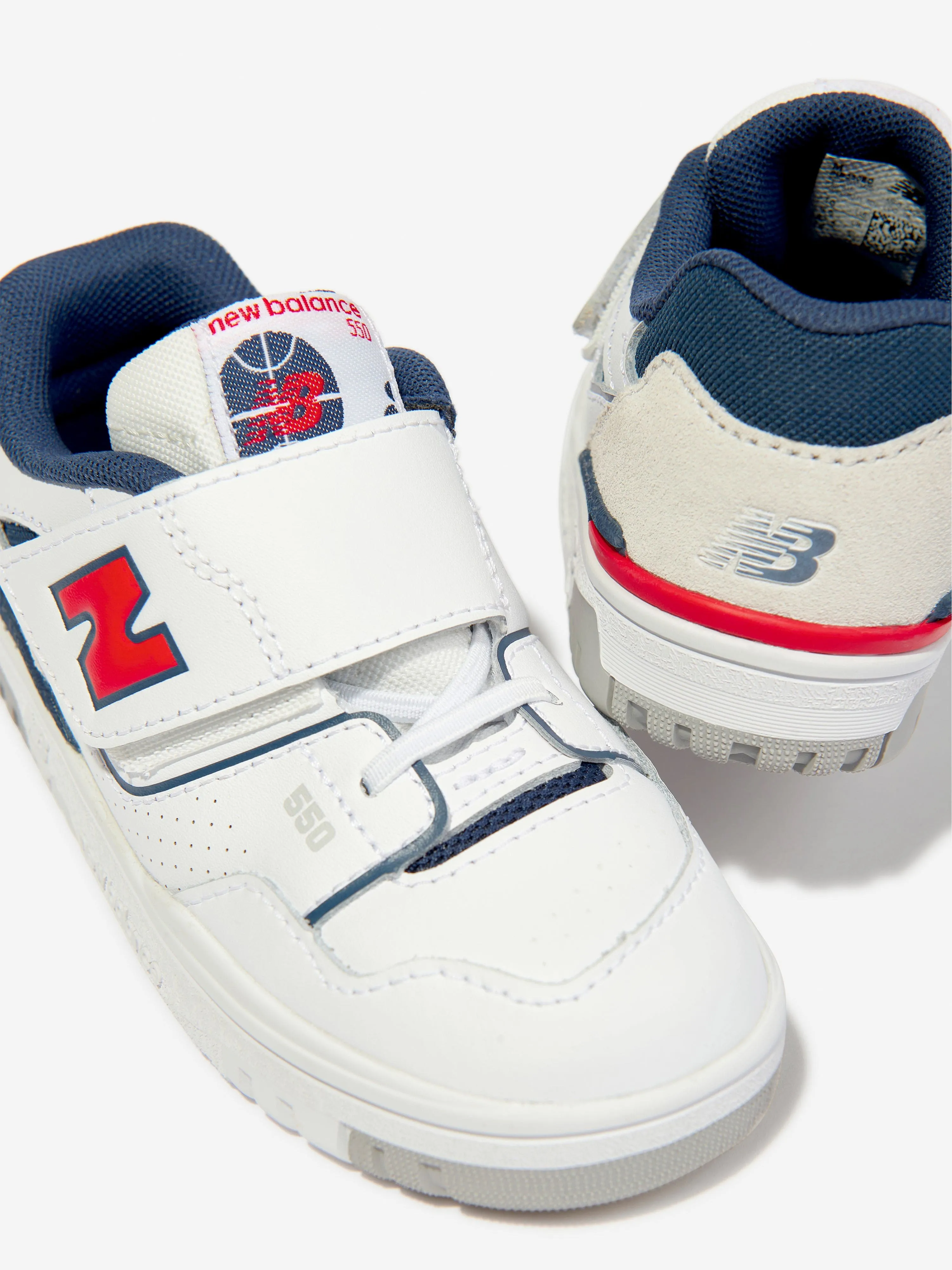 New Balance Kids B550 Trainers in White