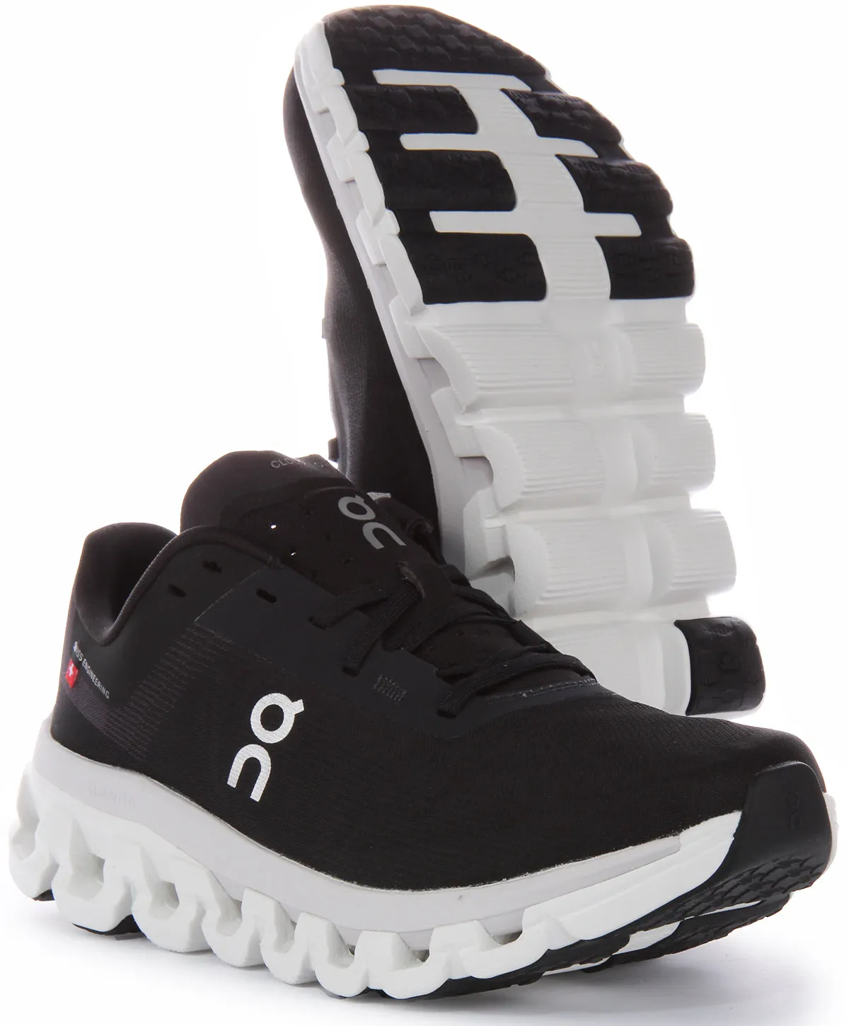 On Running Cloudflow 4 In Black White For Women