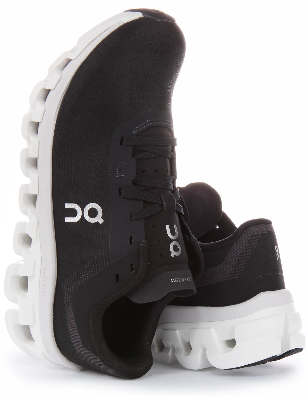 On Running Cloudflow 4 In Black White For Women