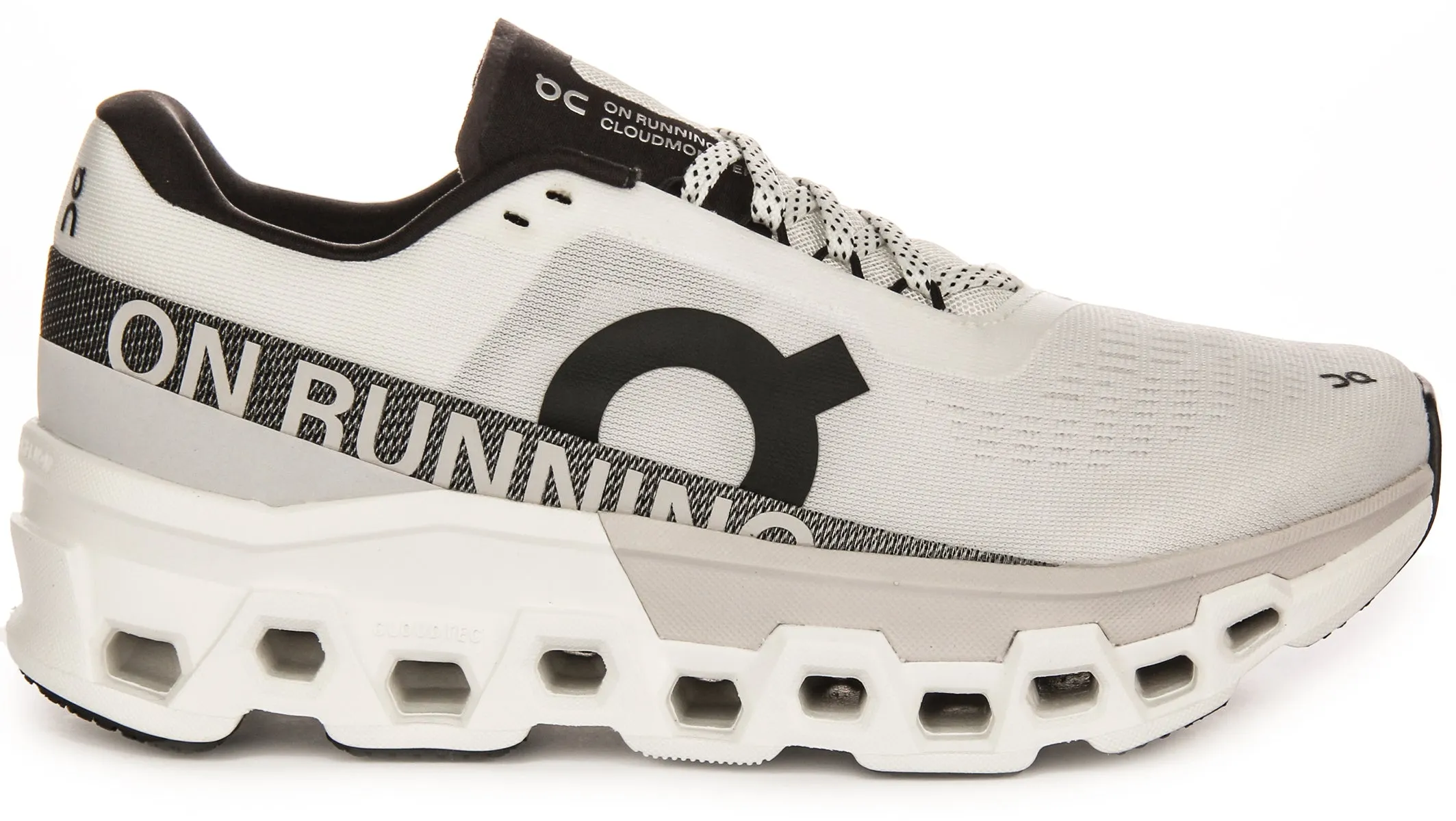 On Running Cloudmonster 2 In White Black For Women