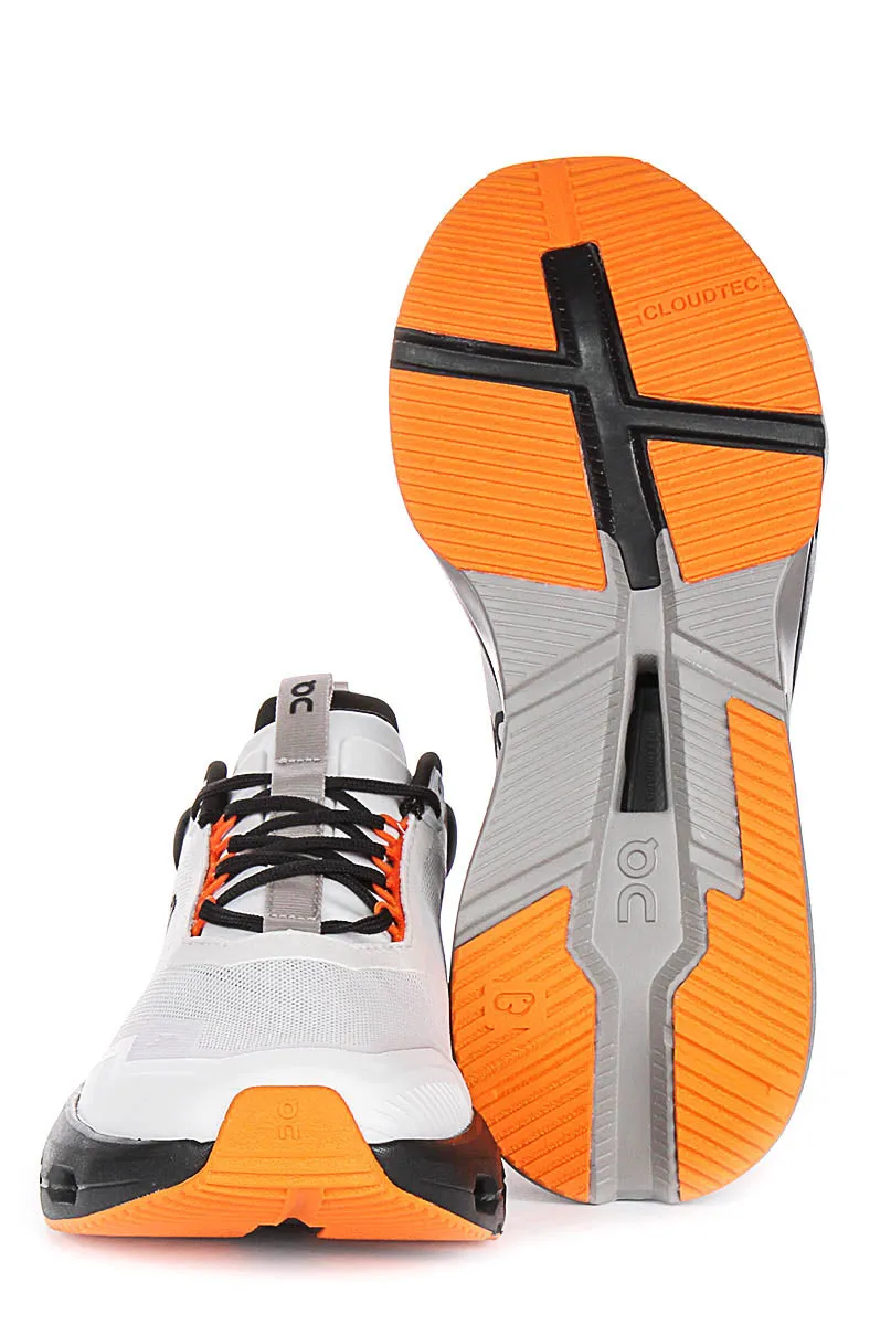 On Running Cloudnova X In Grey Orange For Men