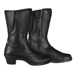 Oxford Valkyrie Ladies Waterproof Leather Heeled Boots - Black