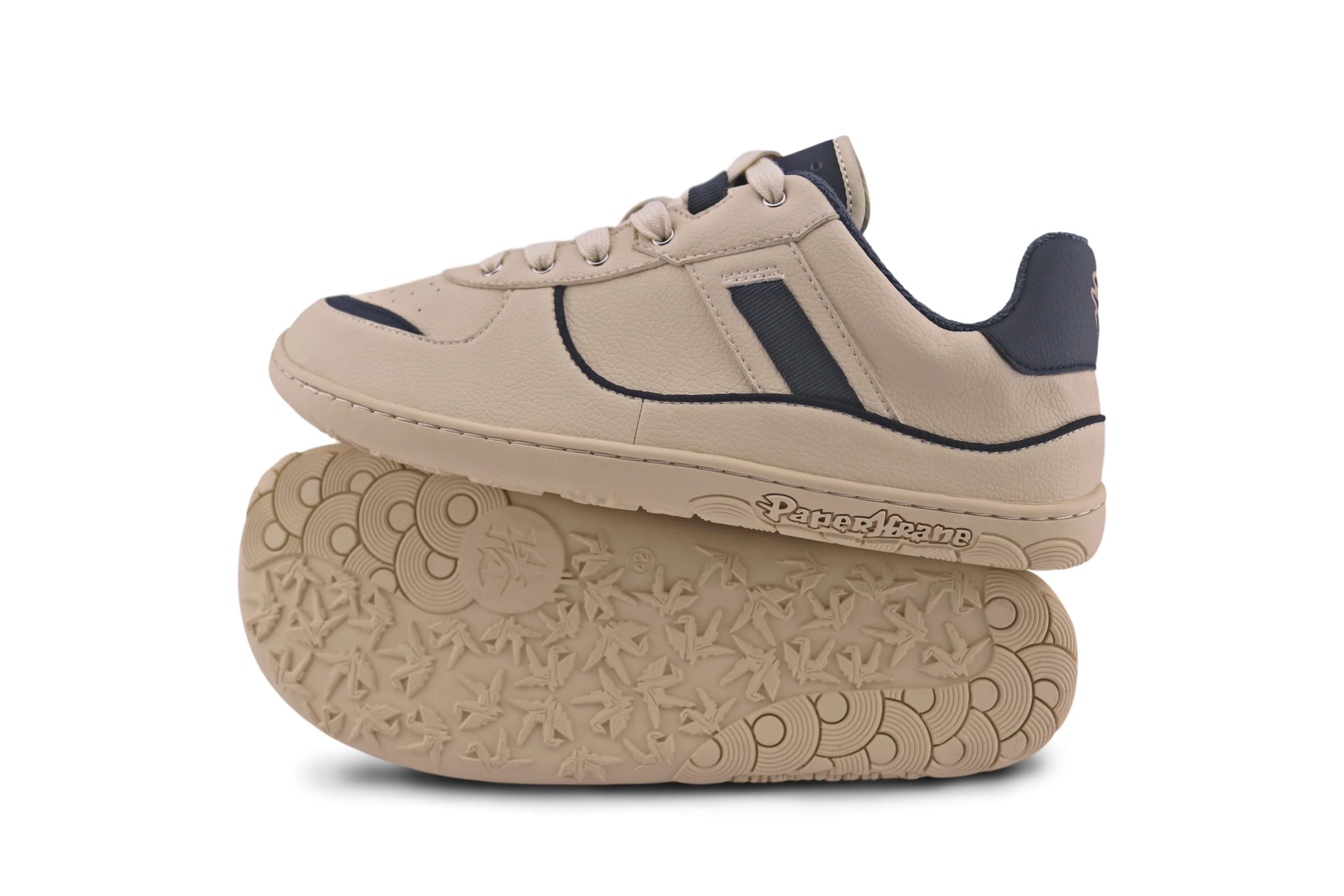 PaperKrane Adult Sneakers - Inky Retro Lows - Vegan