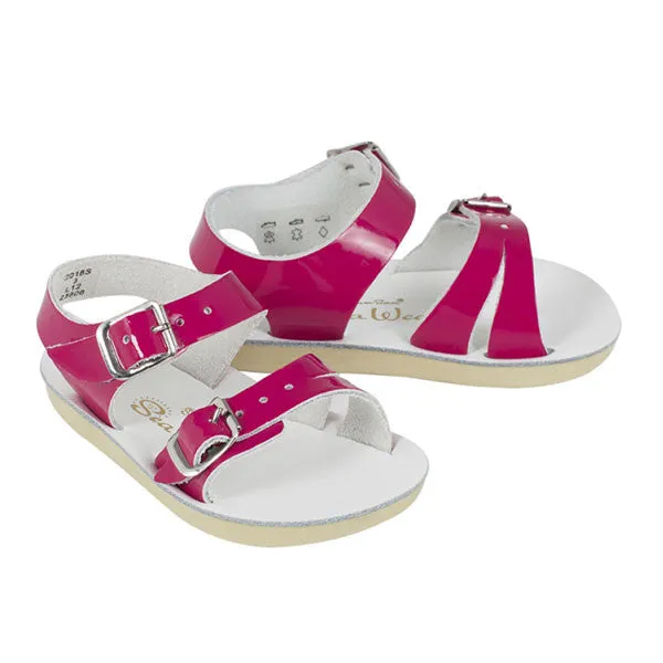 Salt-Water Seawee Pink Patent Sandals