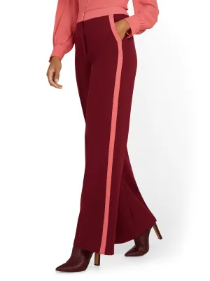 Side-Stripe Wide-Leg Pant