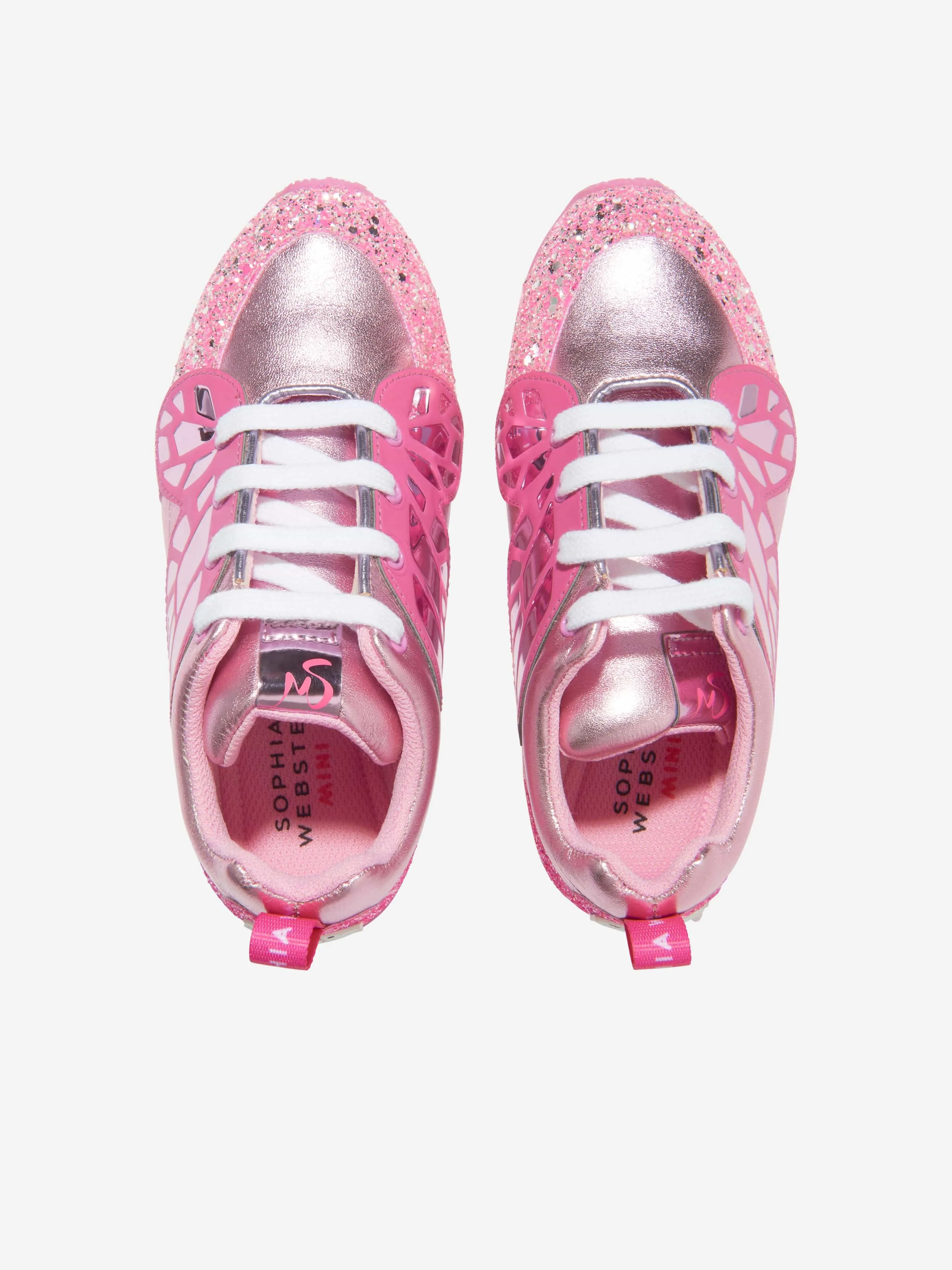 Sophia Webster Girls Chiara Trainers in Pink