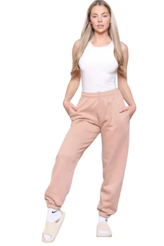 Stylish Women's Joggers - Tracksuit Bottoms & Over-Sized Fleece Trousers