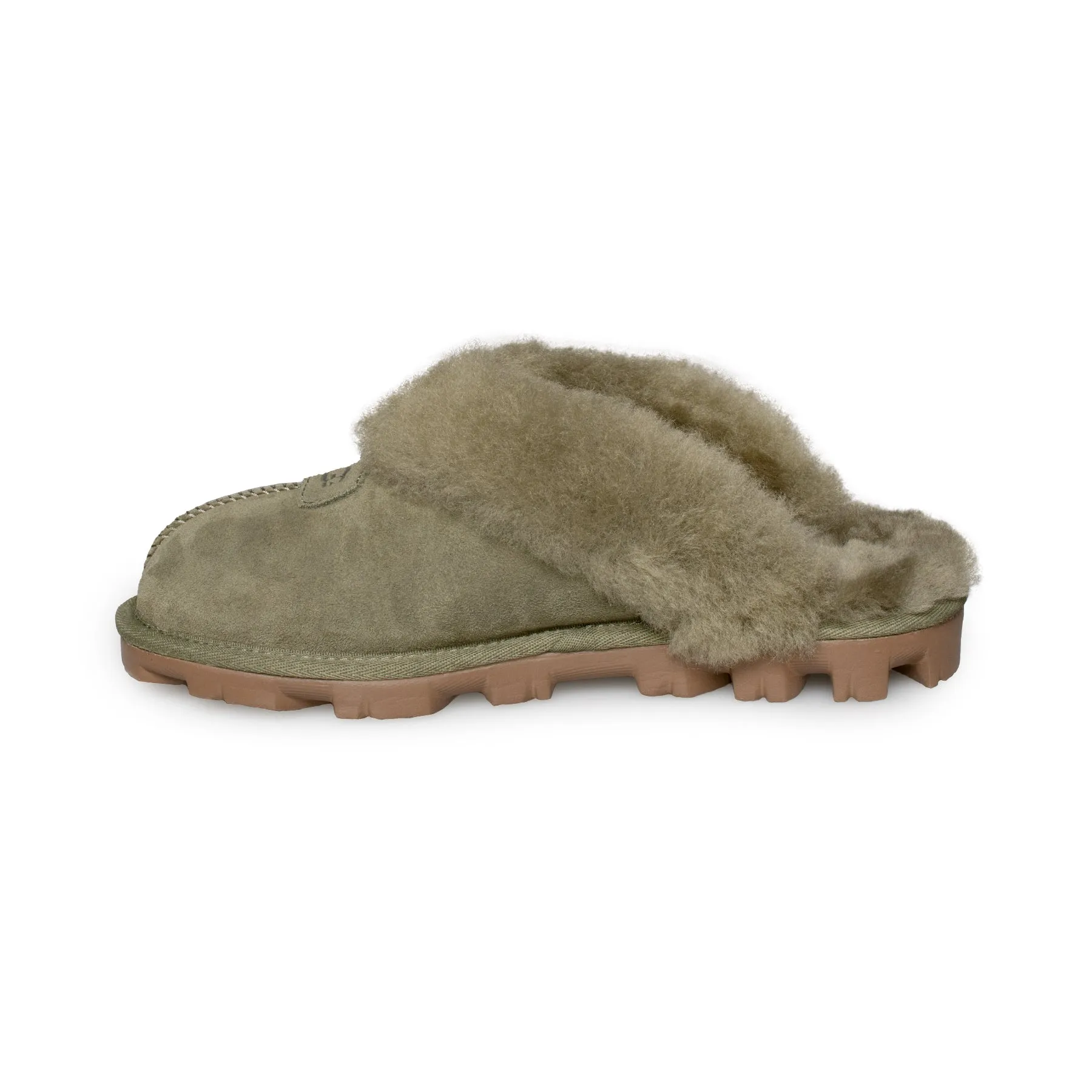 UGG Coquette Burnt Olive Slippers - Women's