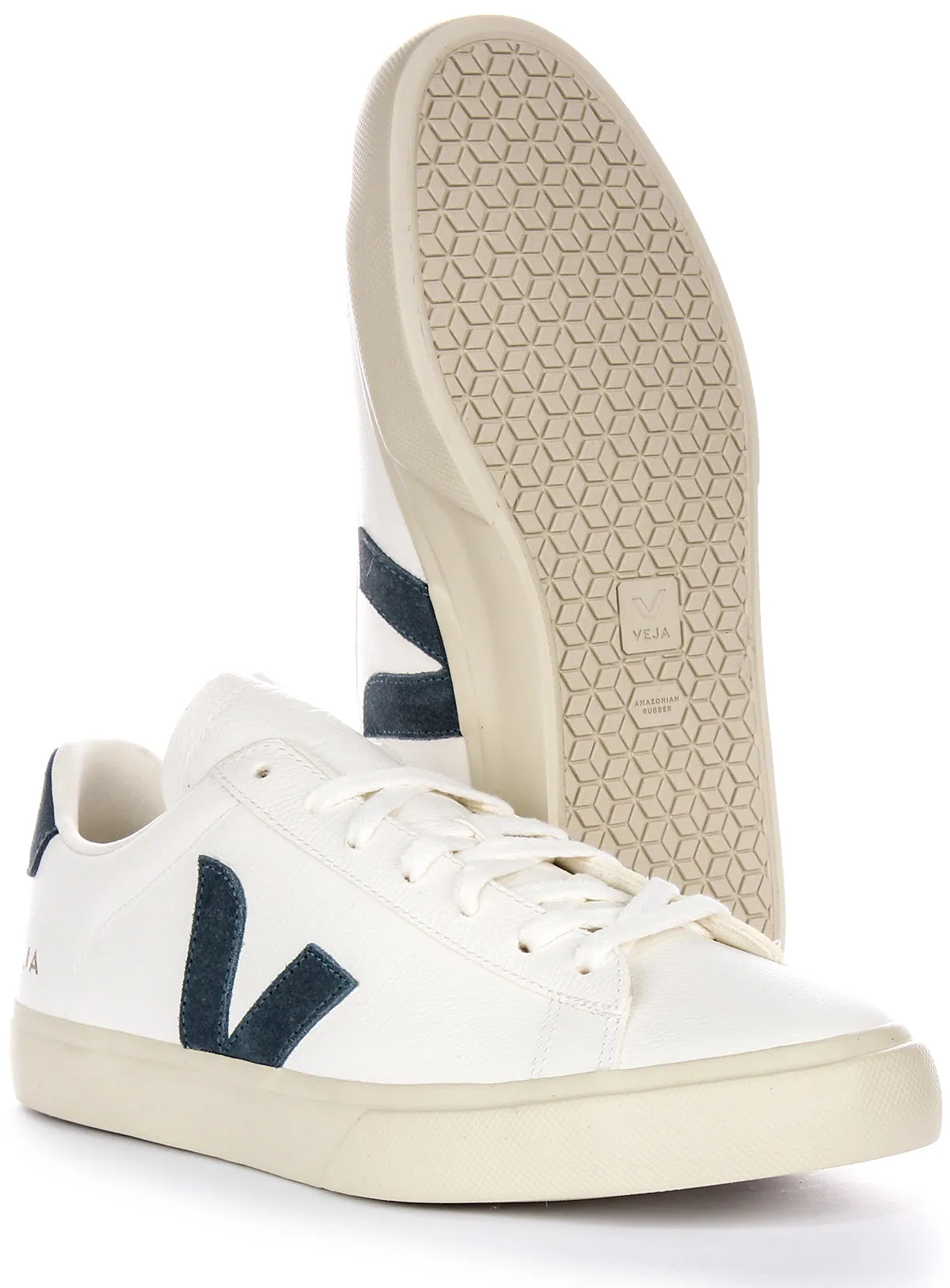 Veja Campo Chromefre In White Blue For Women