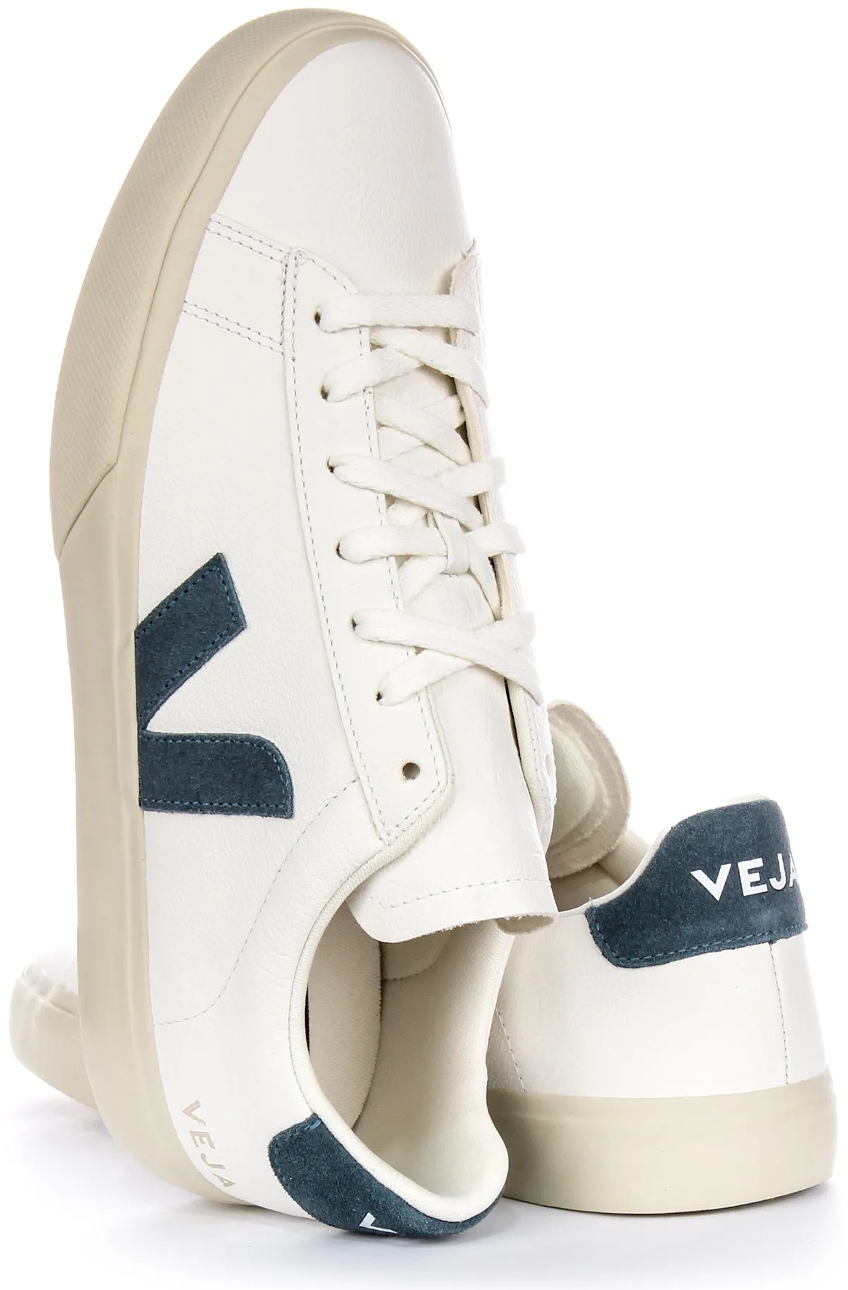 Veja Campo Chromefre In White Blue For Women