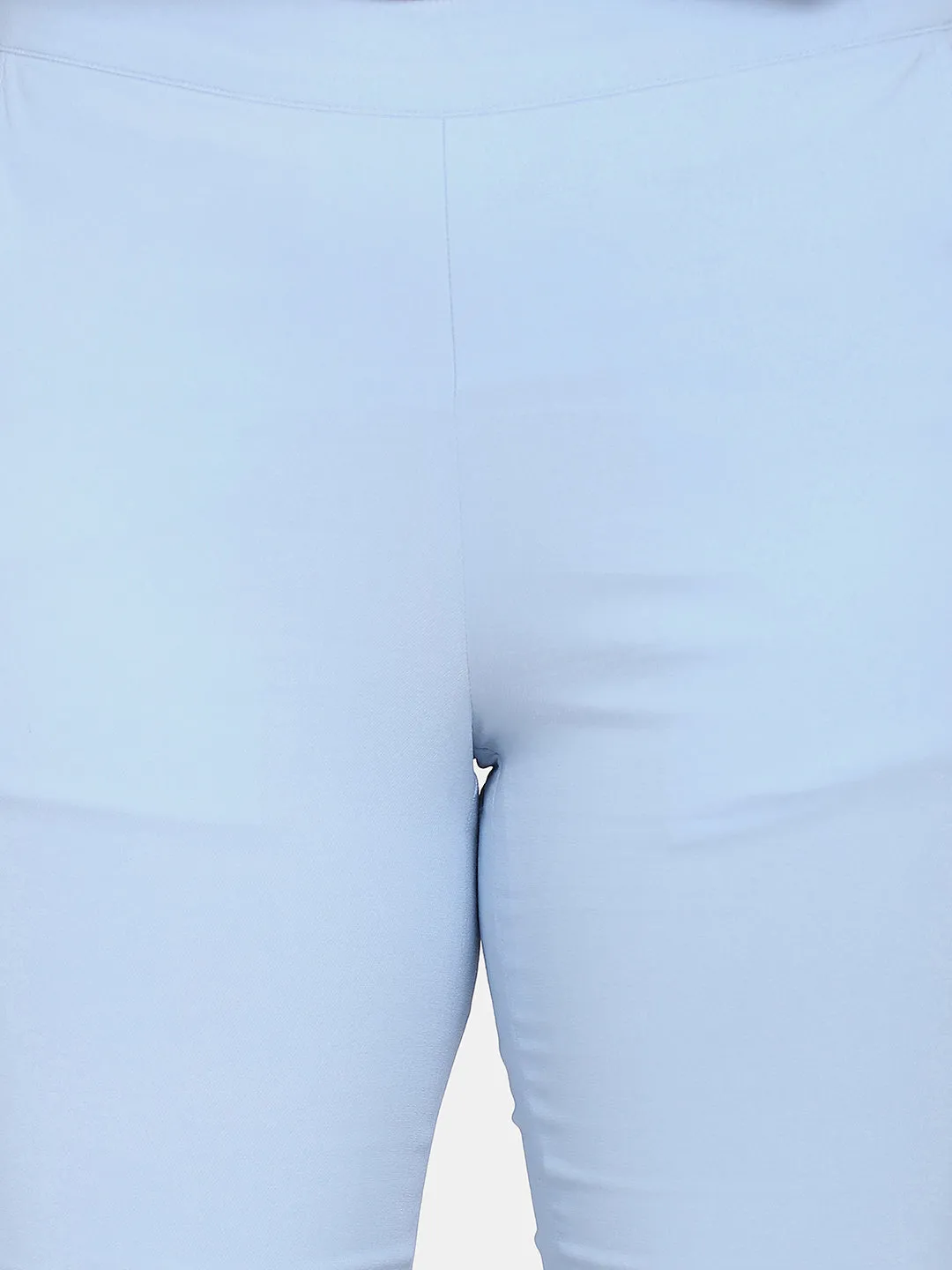 Women’s Slim Fit Trousers - Sky Blue