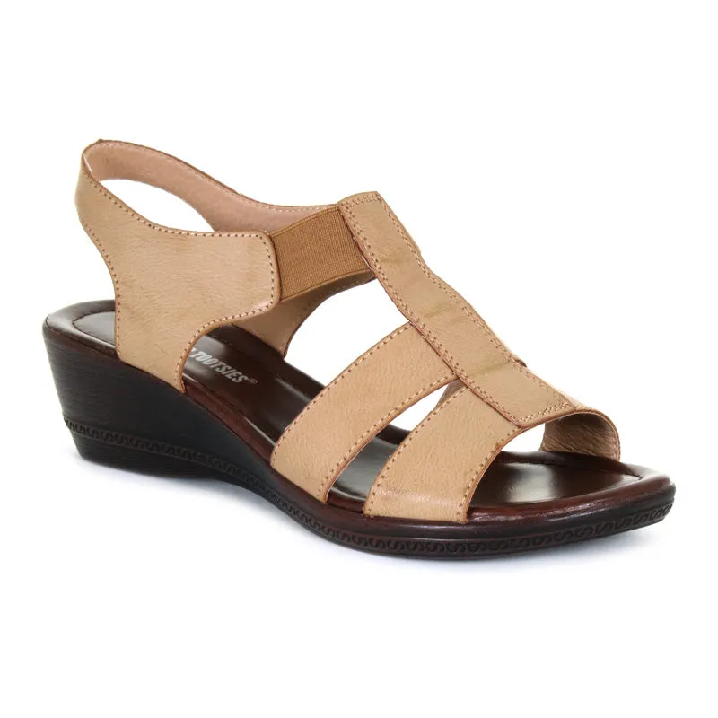 Women's Tia Sling Wedge Sandal Camel